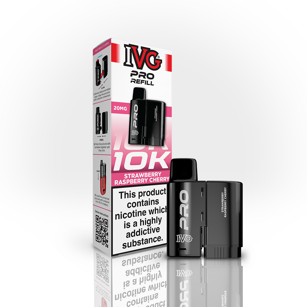 IVG PRO Strawberry Raspberry Cherry 20mg Refill Pod