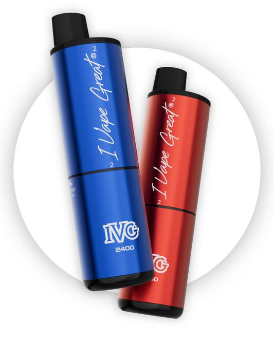 vape health risks I Vape Great 2400 Pods IVG 2400 Rechargeable Vape Kit main image 0